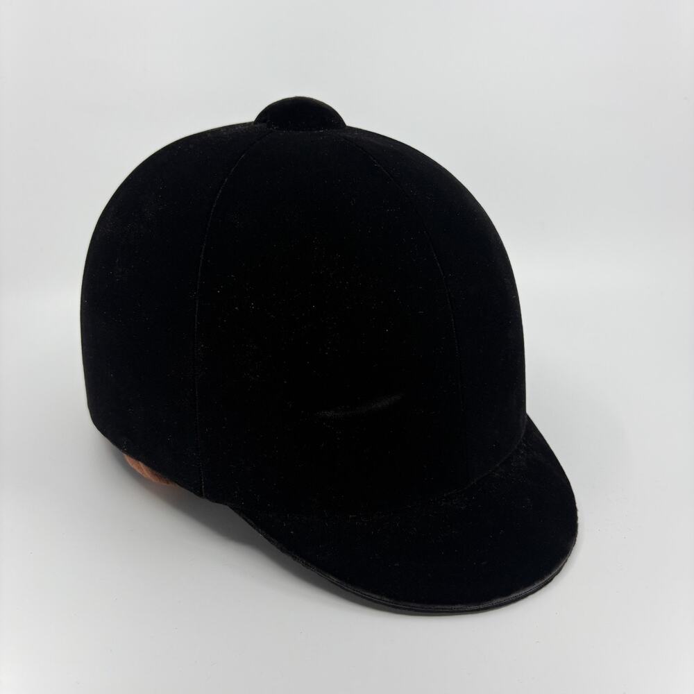 International Riding Helmets SEI Riding Helmet Black Velvet Medium ASTM F1163